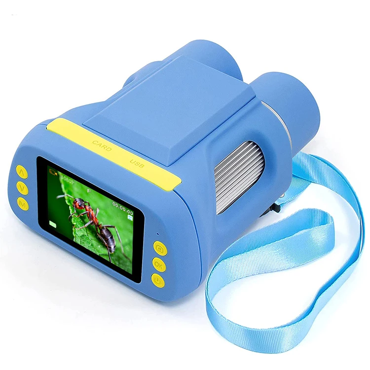New Kids Binoculars Camera Digital Video Telescope Kids Discovery Camera