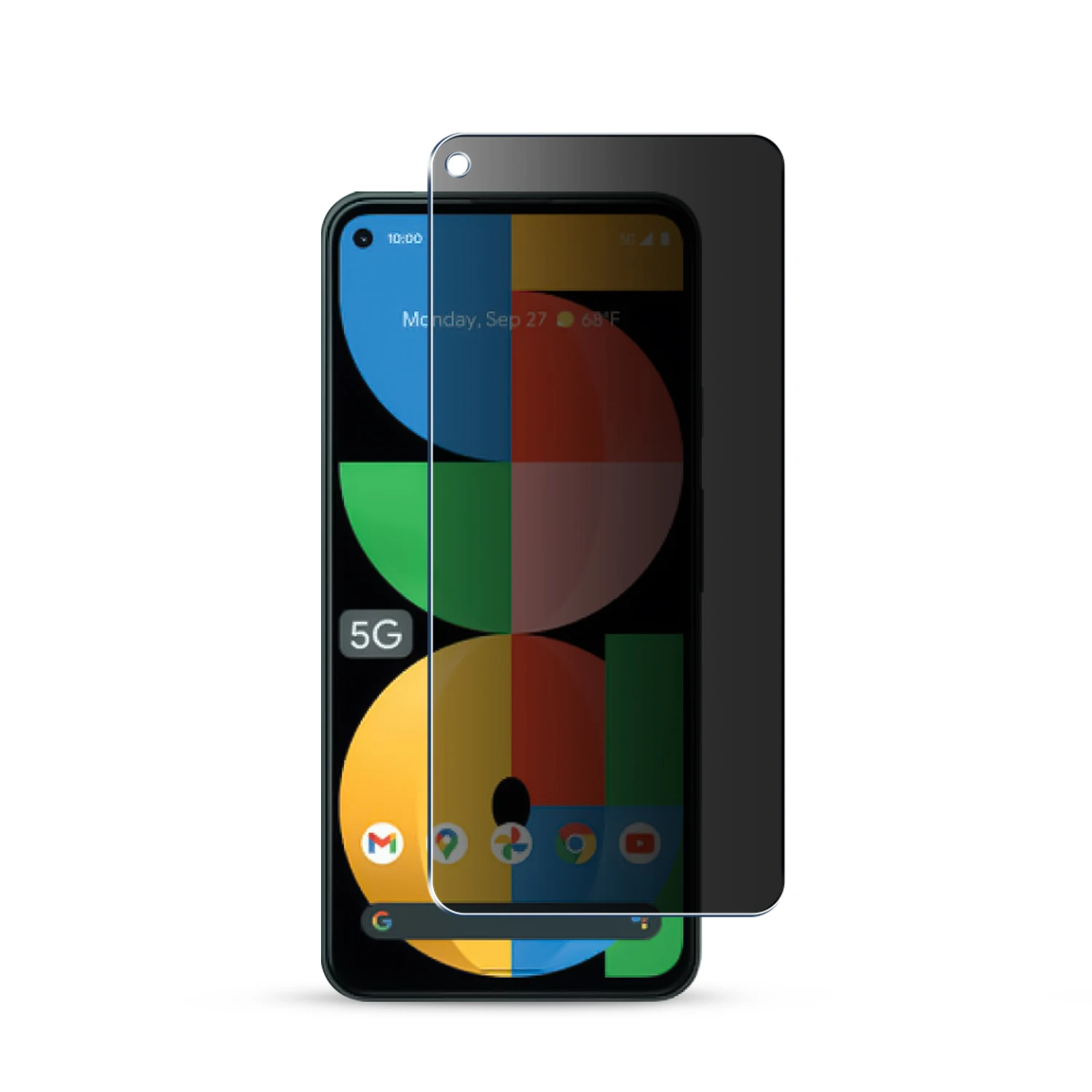 Защитная пленка из закаленного стекла с полным покрытием для Google Pixel