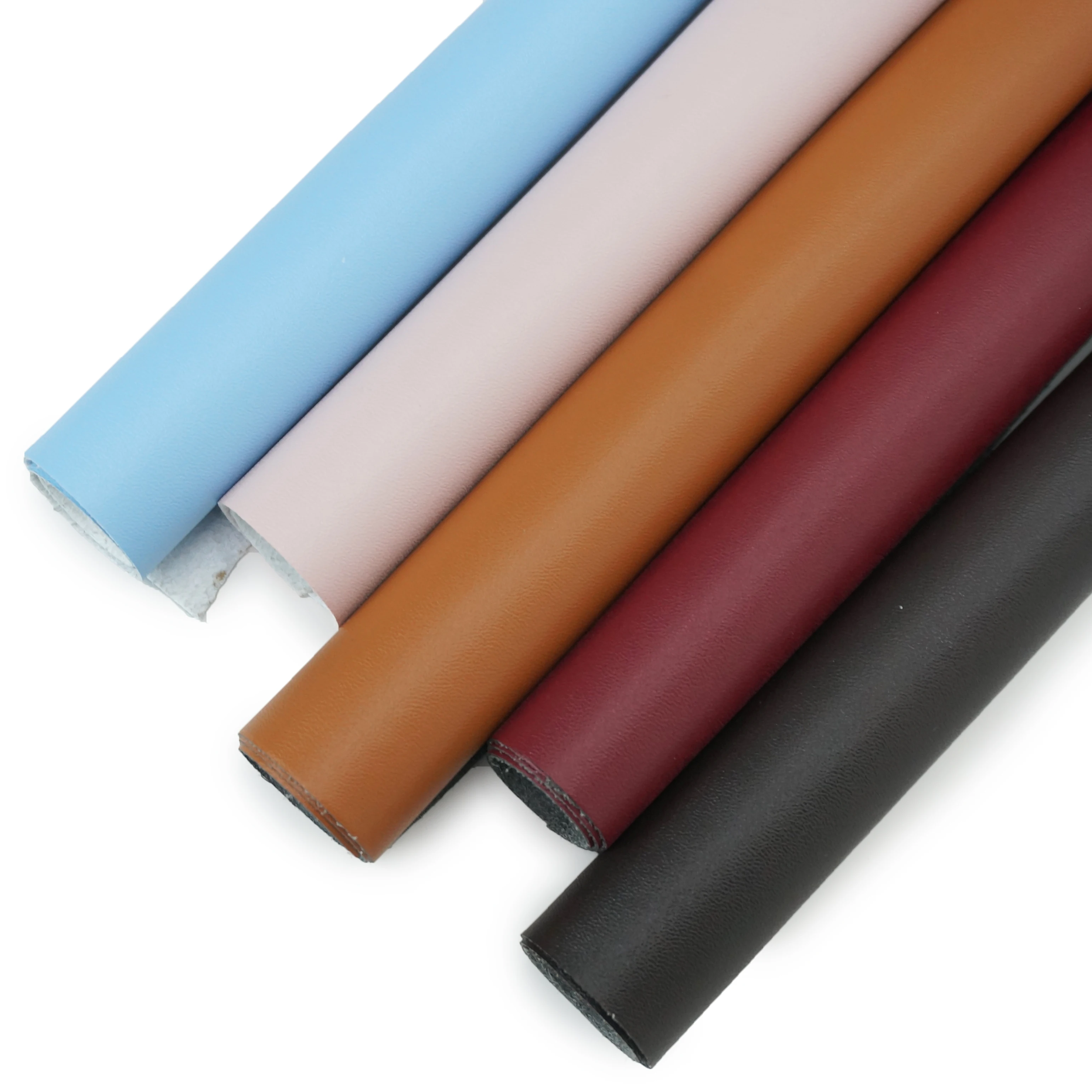 Synthetic Leather for sale Nappa Microfiber PU leather for car seat and safety shoes