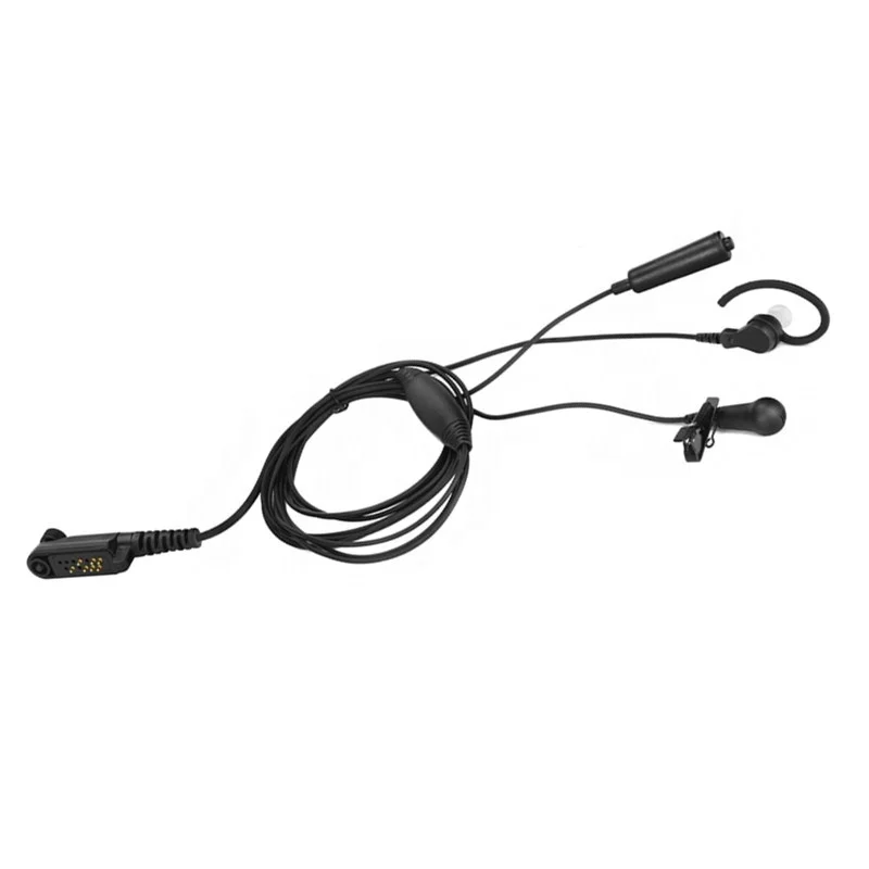 Проводной 3 провода g крюк наушник гарнитуры безопасности для hytera