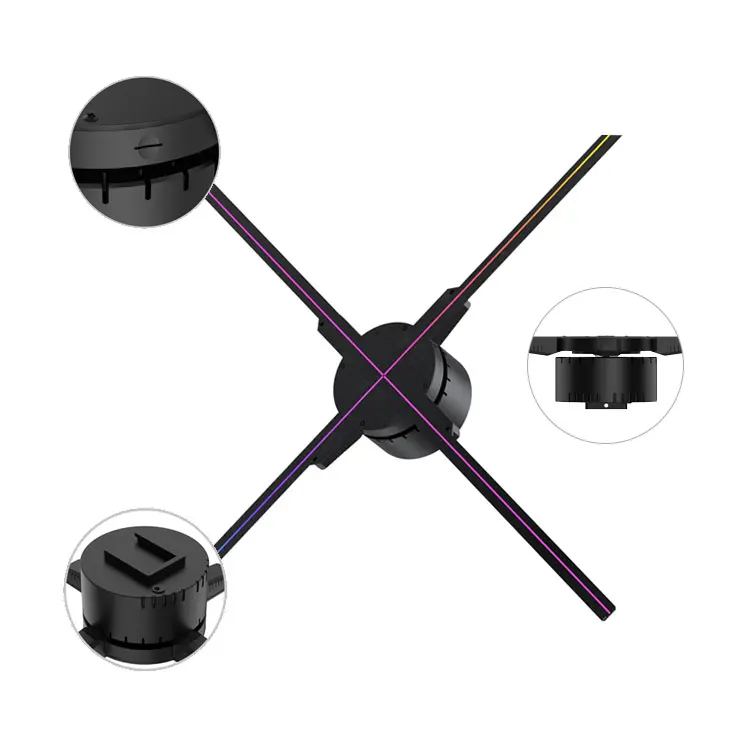 Large 3d best hologram fan projector machine 3d holographic advertising projector