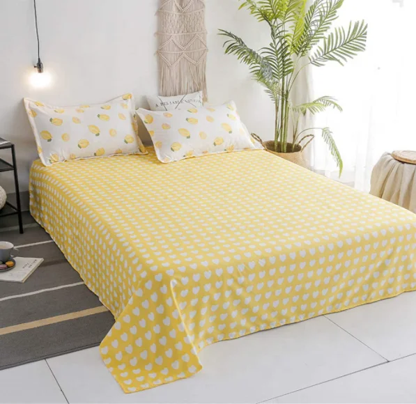 Amazon Polyester bed sheet Dyes Bedding Set 4pcs Print Pattern ins Duvet Cover Set Luxury Fabric 100% Cotton like bedspread