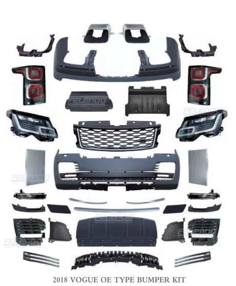 Hot Sale Upgrade OE Type Bodykit for Range Rover Vogue L405 2013- 2018 2020 Facelift