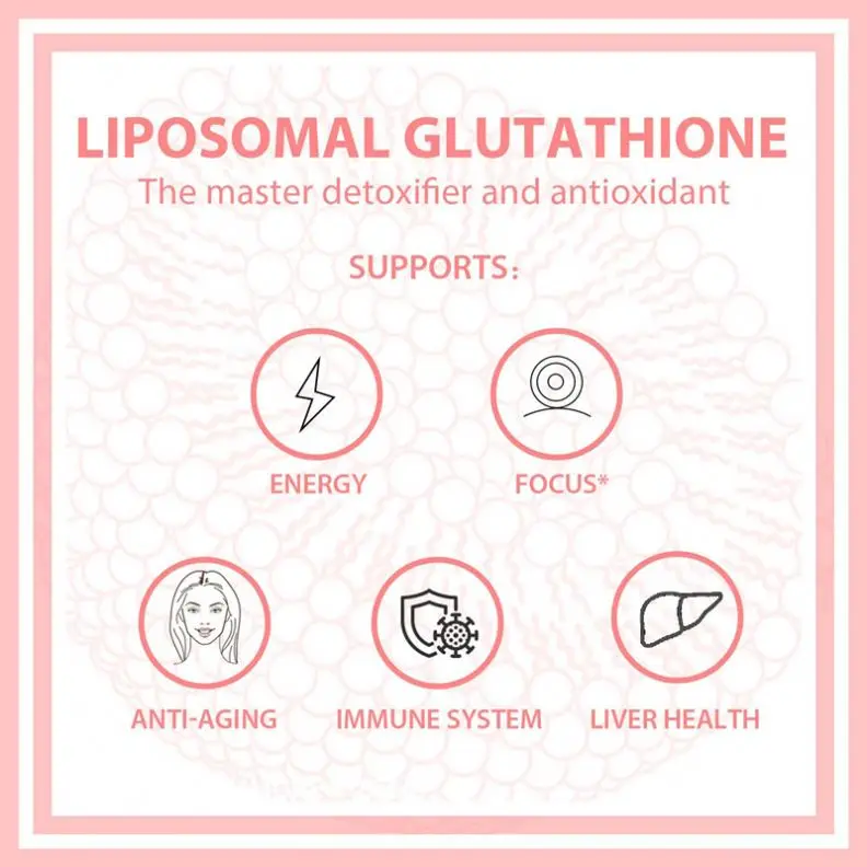 factory supply Private label Glutathione Drop Antioxidant skin whitening glutathione lightening anti-age