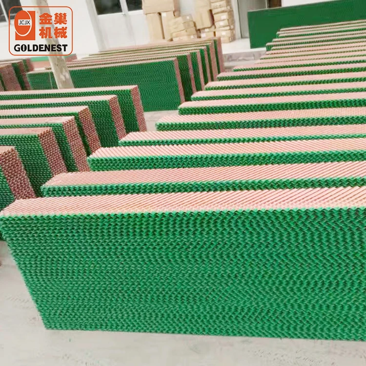 evaporative cooling cellulose pad cooler