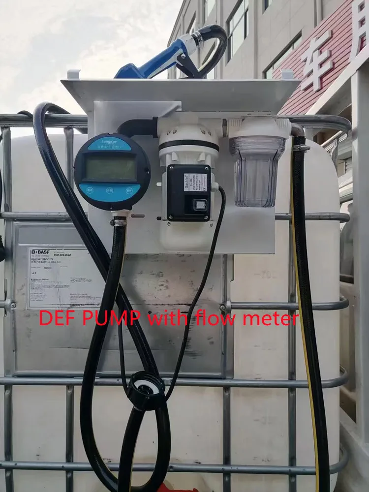 adblue ibc pump tote/def dispenser with flow/220V adblue filling pump