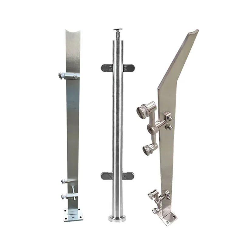 Stainless steel railing post use for Balcony Cable Railing Clip Glass Handrail Bracket