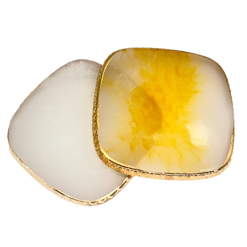 Wholesale Mixing Jade Extension False Crystal Eyelash Agate Polish Holder Resin Stone Art Gel Nail Palette Color Display Lash