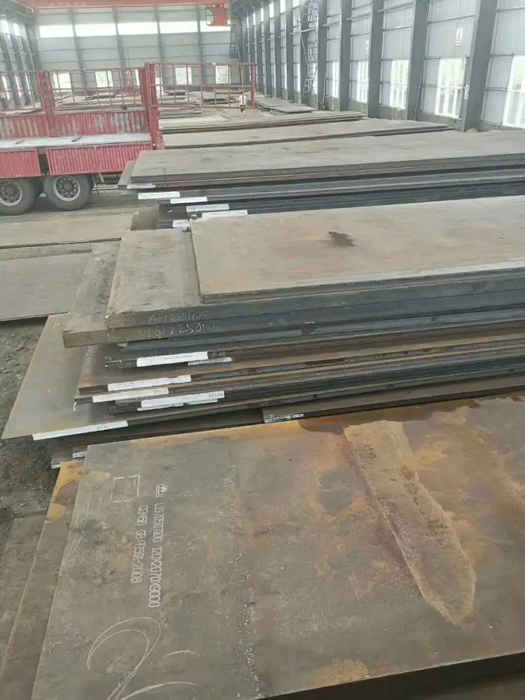 A36 mild steel with abrasion resistant chromium carbide overlay wear plate
