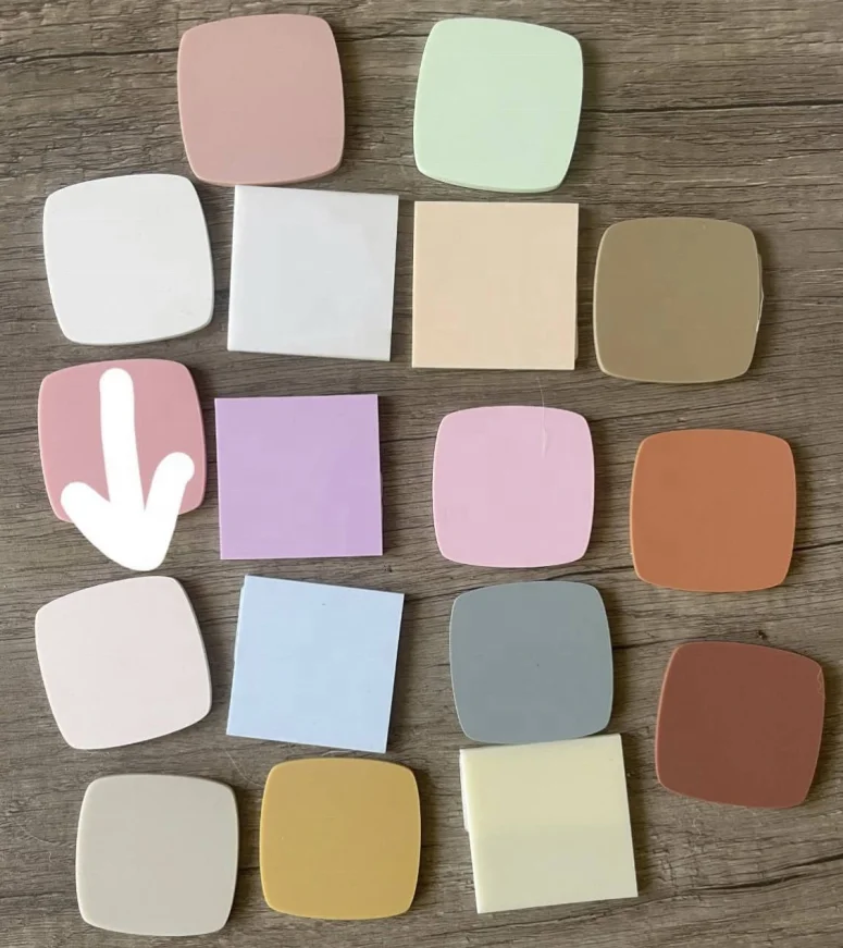 Custom Pastel Acrylic Sheet Frosted Perspex Sheet  Acrylic Sheets For Decoration