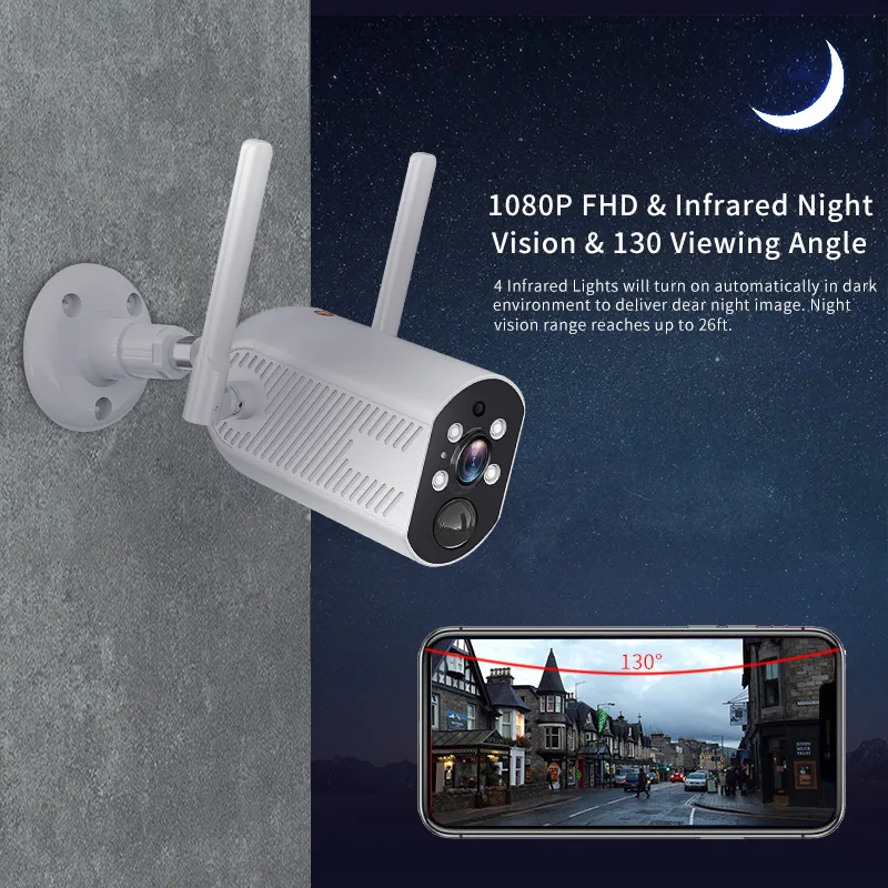 manufacturer 1080P wifi CCTV camera outdoor home security surveillance wireless IP outdoor network  security camera