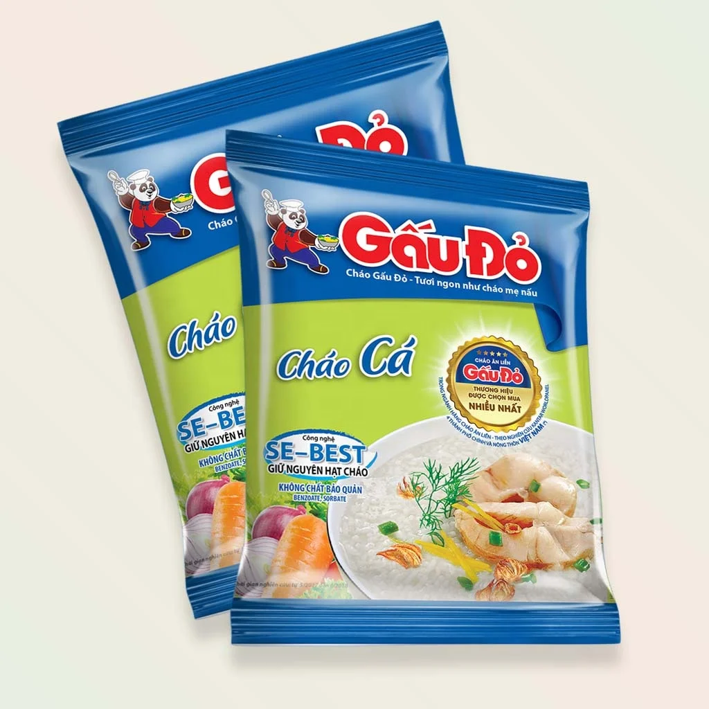  Мгновенная каша с рыбой GAUDO новый вкус супер вкусный и здоровый для домашнего