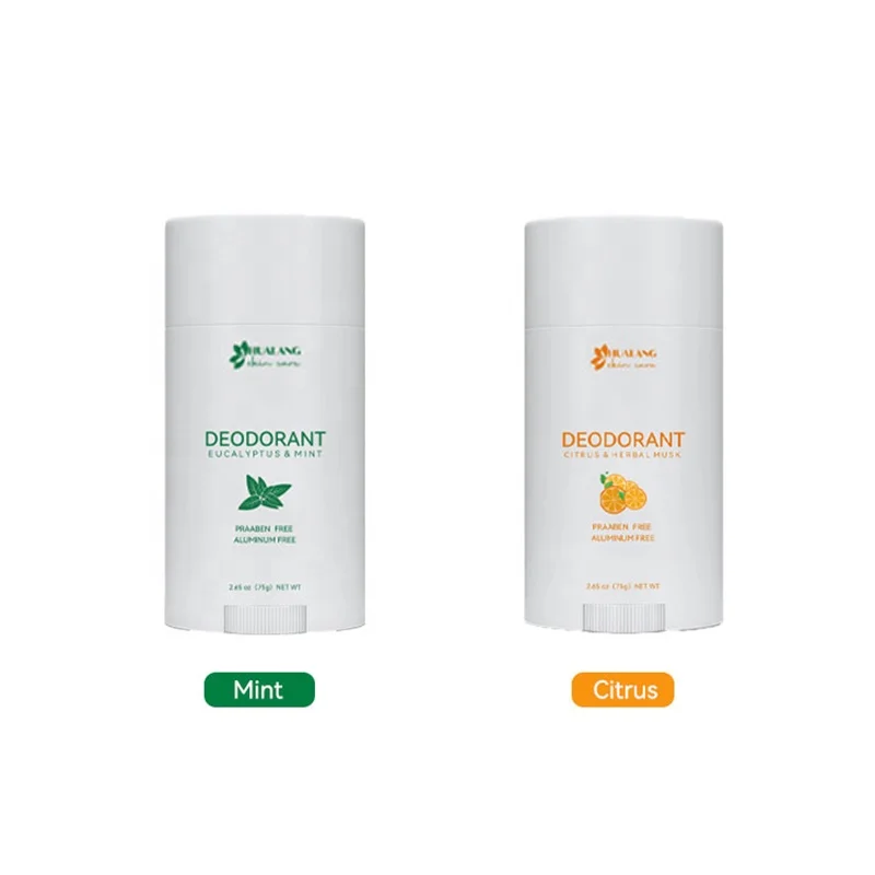 Wholesale Private Label Deodorant Antiperspirant Women Men Organic Natural Underarm Solid Tangerine Twist Up Deodorant Stick