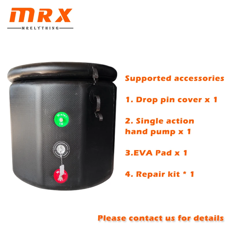 MRX OEM customized pvc inflatable ice bath recovery mega cooling unit plunge ice-bath tube with machine for recycle ice bath