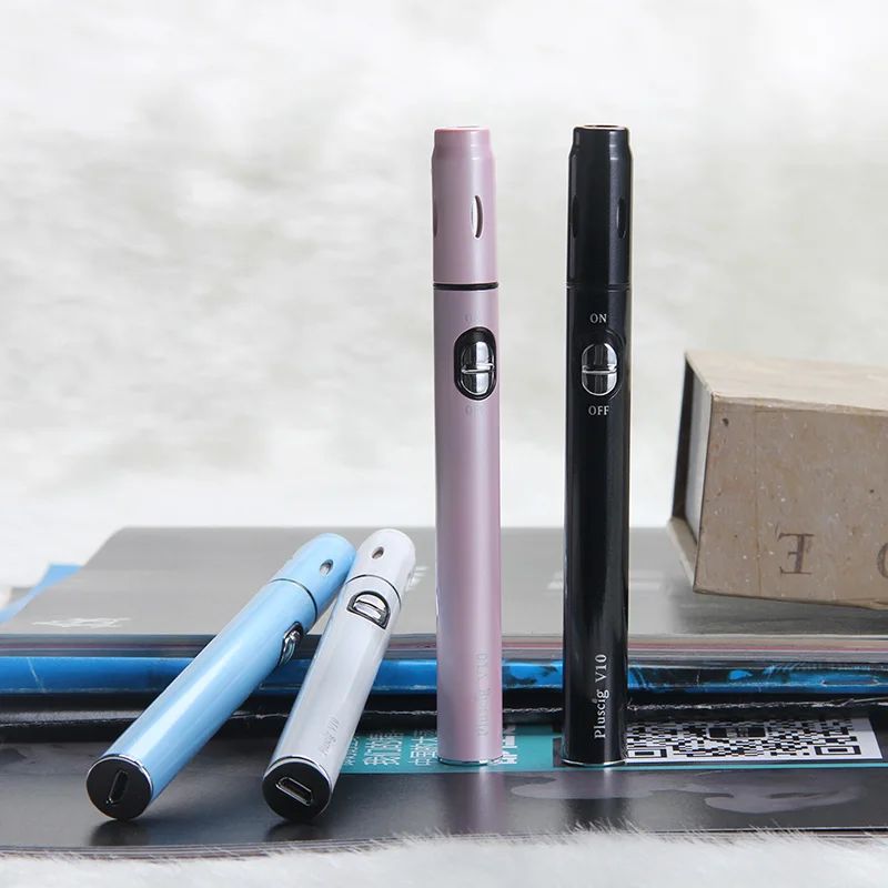 
Wholesale Pluscig V10 Heat Not Burn Device Electronic Cigarette Vape Pen Starter Kit 
