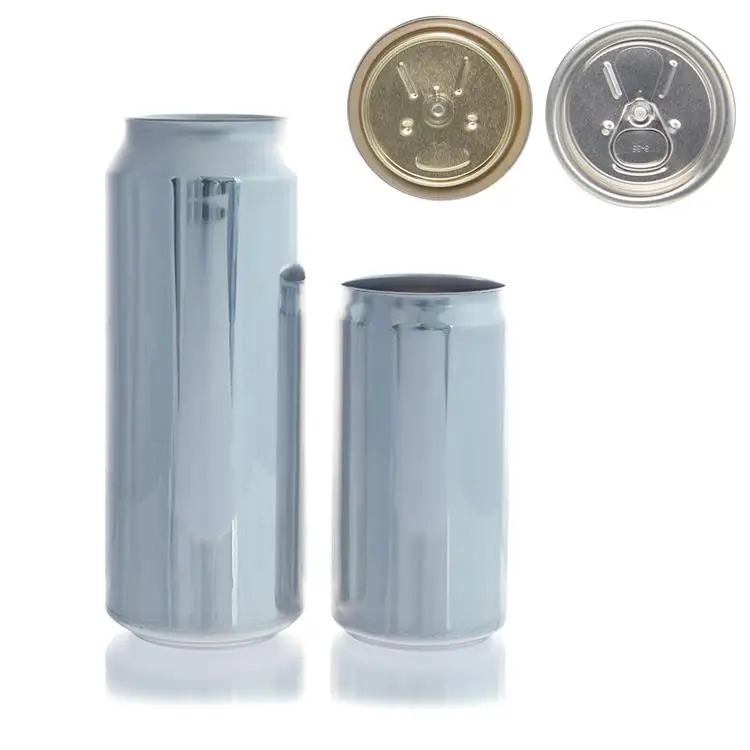 High Quality 250Ml 330Ml 500Ml Sublimation Aluminum Can  Carbonated Drink for Beer Soft Drinks