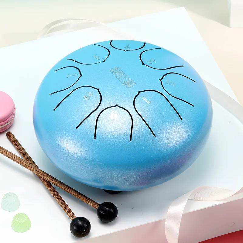 Стальной барабан для языка hlру, 8 заметок, 6 дюймов, барабан, ударный стальной барабан для языка Se