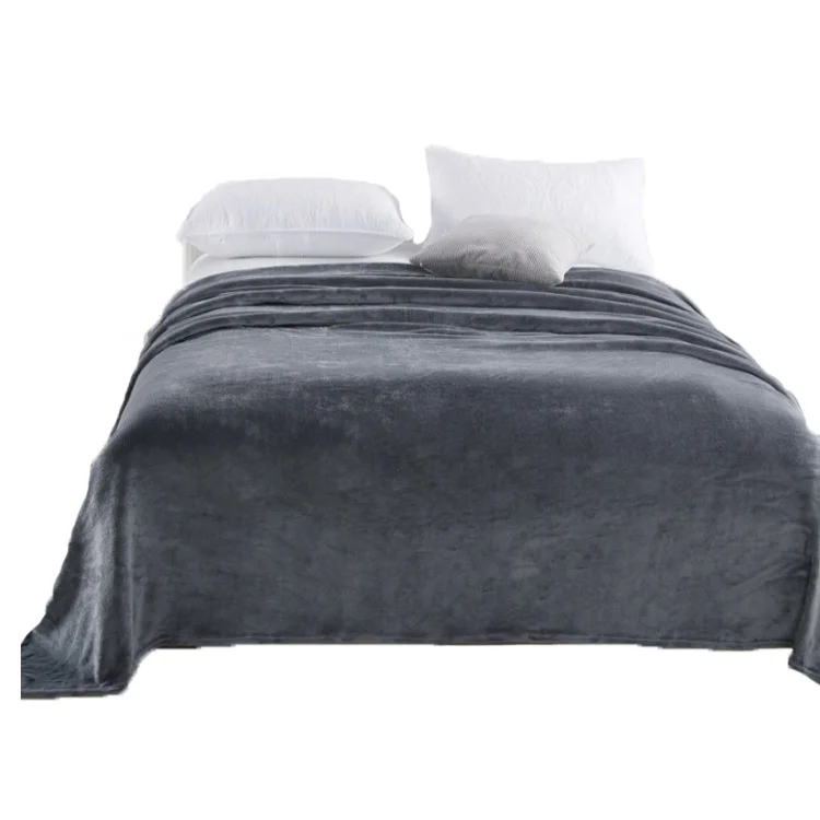 Modern minimalist solid color decorative sofa blanket, homestay bed tail bed flag, towel cover blanket