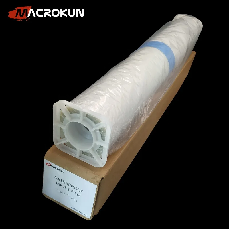 A3 A4 Inkjet waterproof Transparency PET Film Eco-solvent transparent Film Waterproof Transparency PET Film