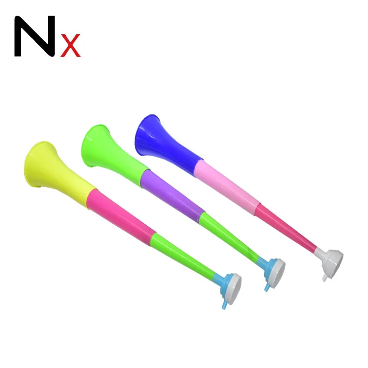 
Nuoxin High quality football game air horn plastic soccer fan promotional vuvuzela 