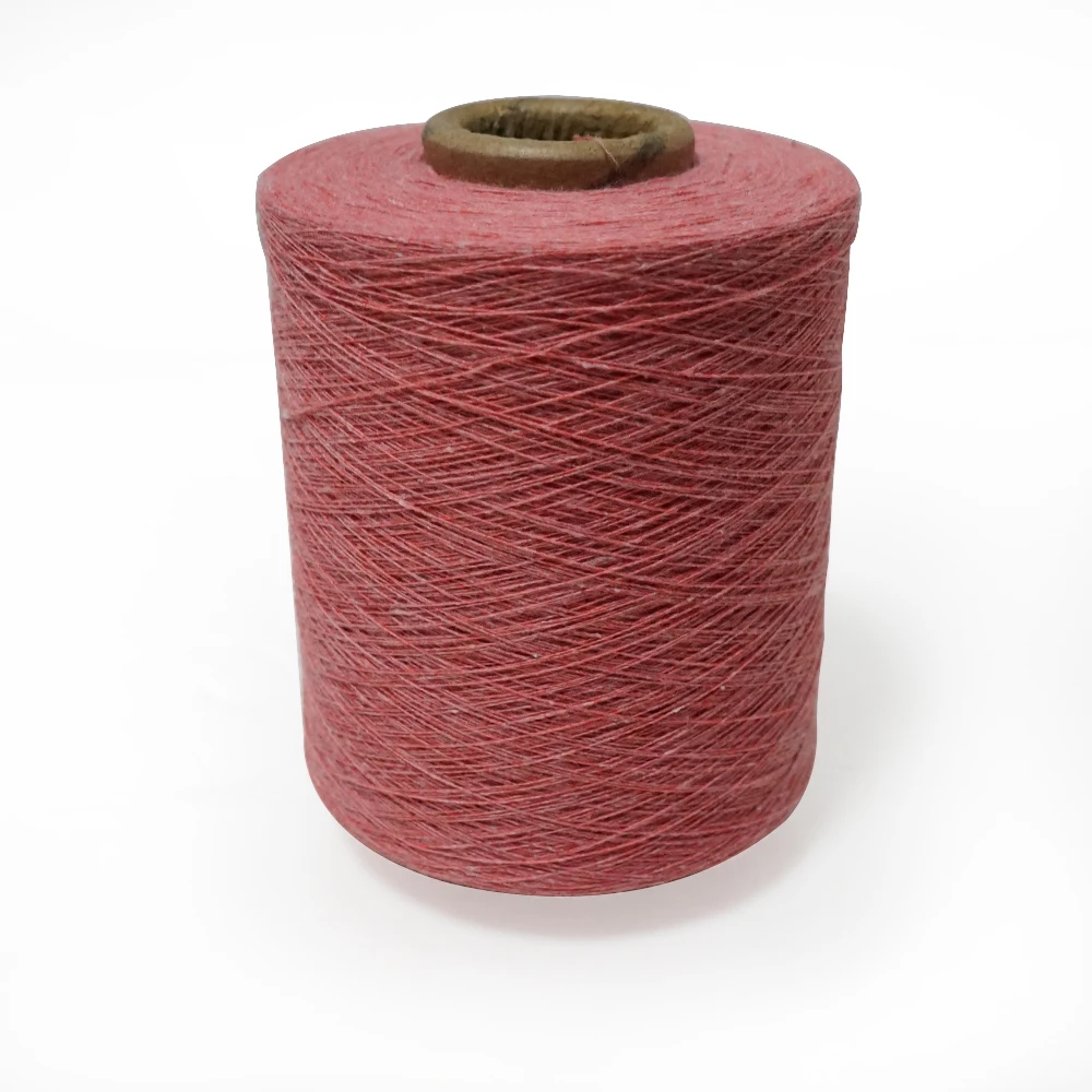 SANSHOU Cheap Price Sustainable Idea Polyester Cotton Recycle Blended Yarn for gloves knitted