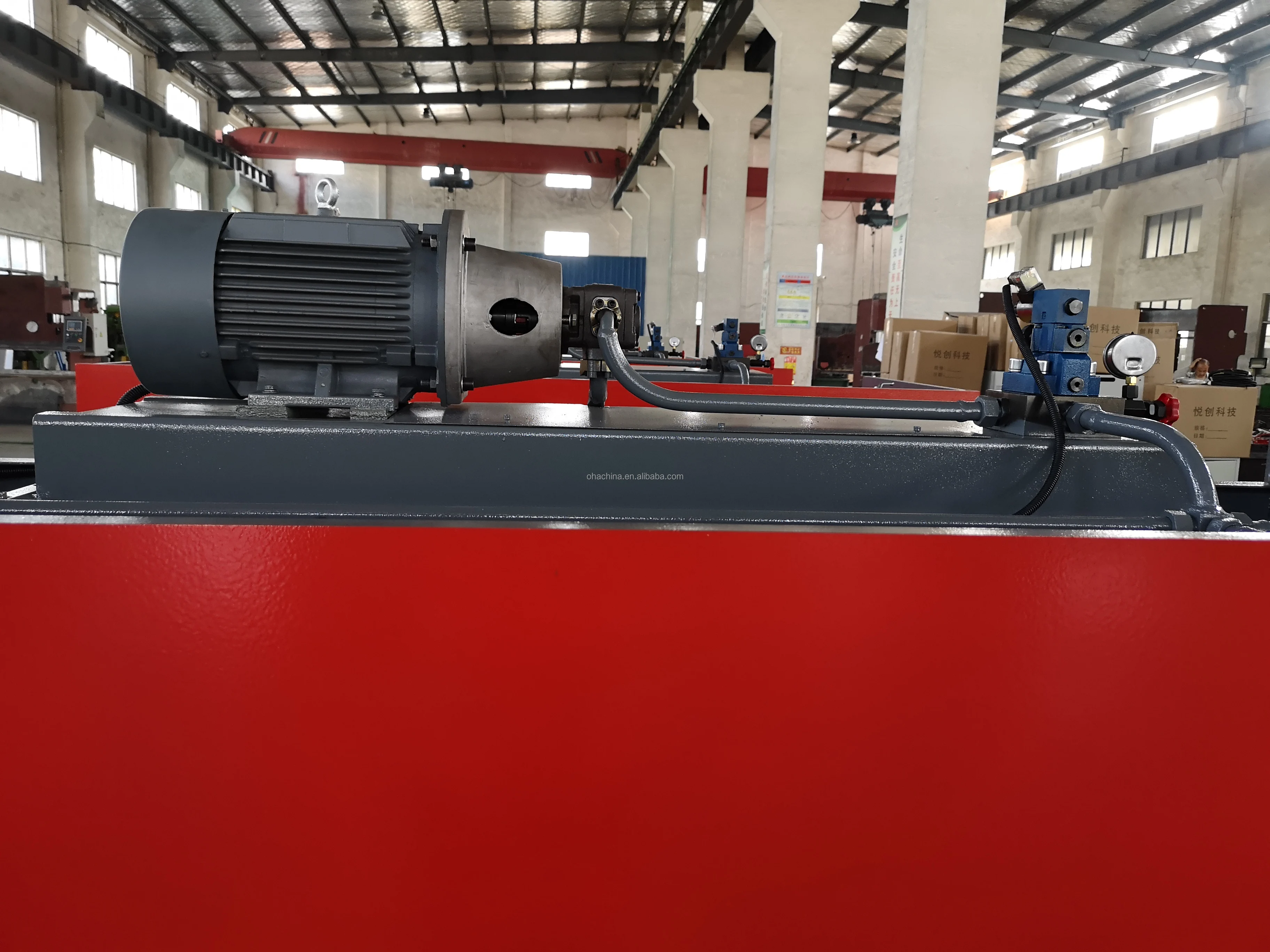 INTL OHA brand  NC Hydraulic Guillotine Shearing Machine With E21S System