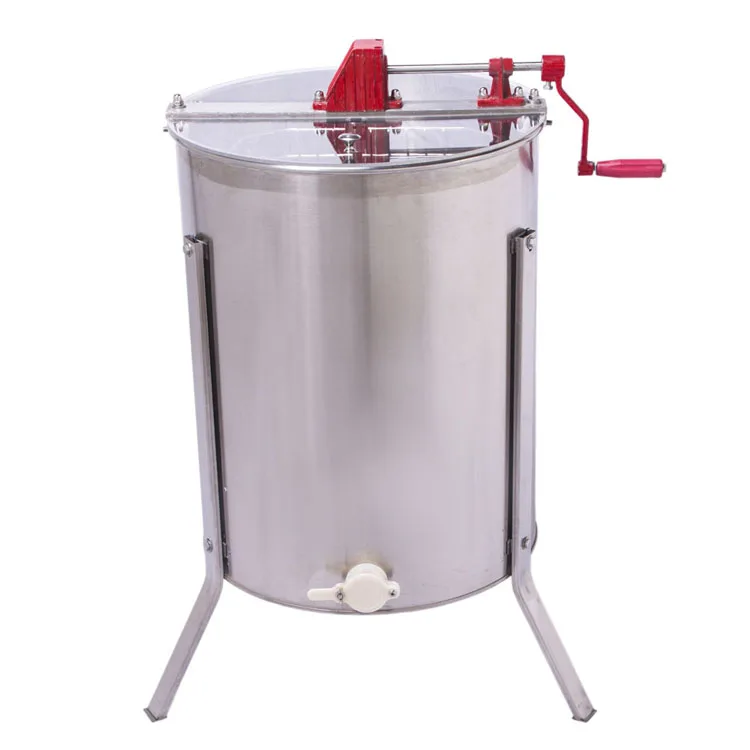 New style 4 frame manual honey extractor