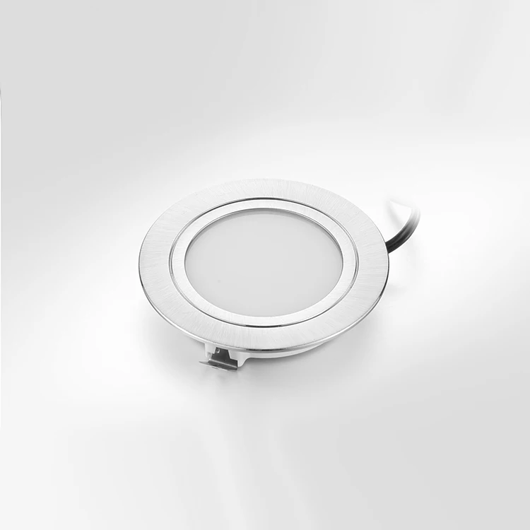 Round Shape New Fashion Bedroom Led Light Furniture Lamp With Mini Plug Cabinet Light lighting for kitchen