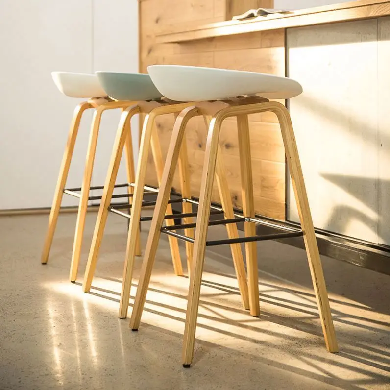 Hot sale plastic seat bar furniture counter cafe restaurant height bar stool high chair