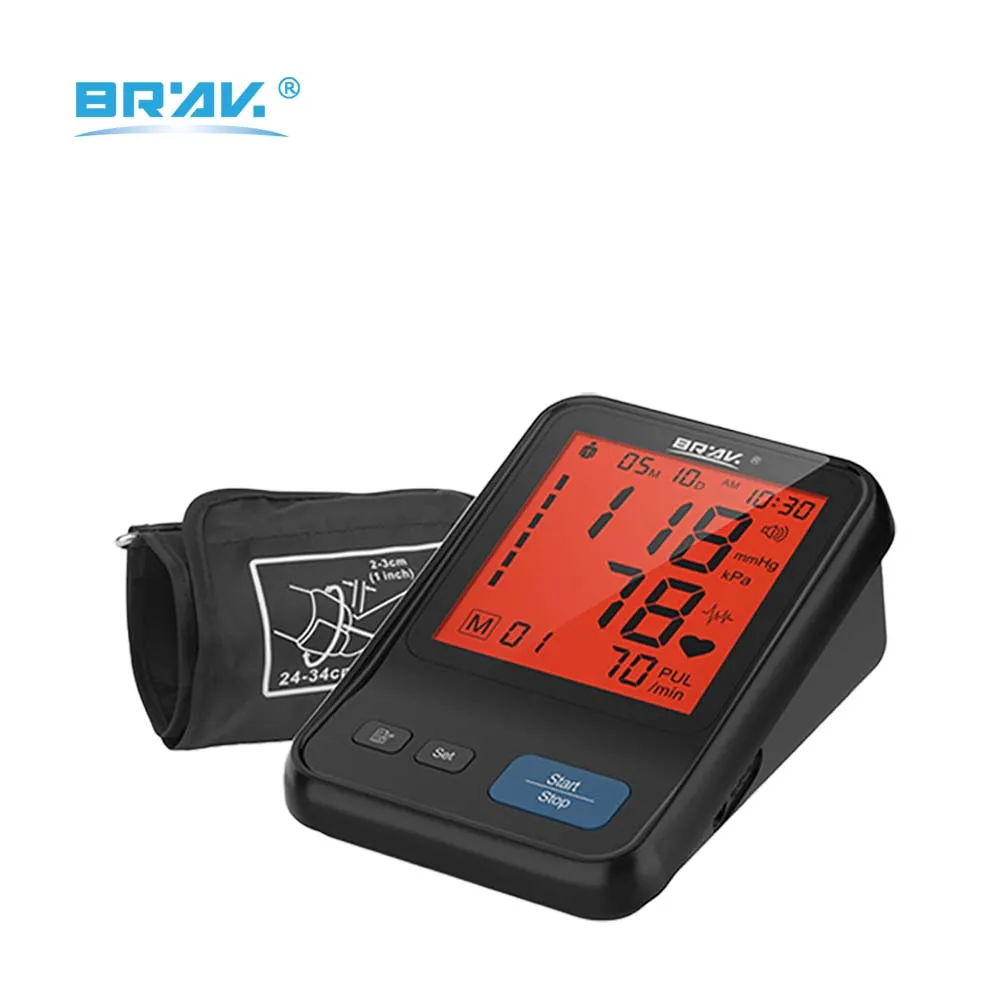 Mini English speaker mini blood pressure monitor for home use
