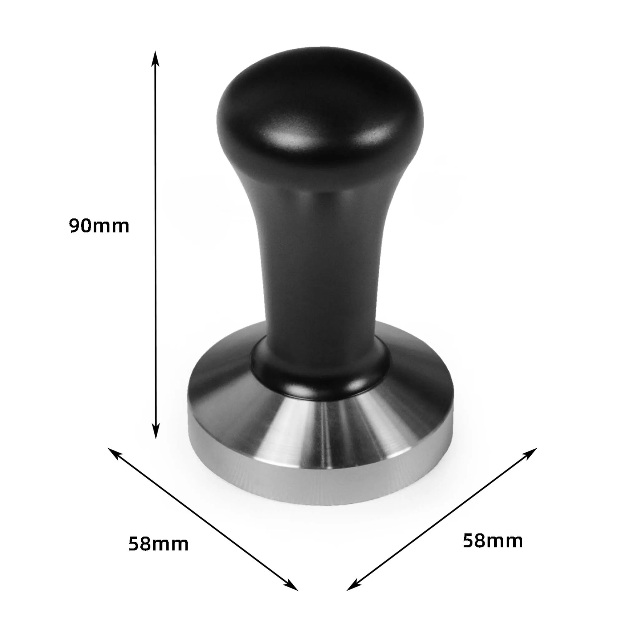Coffee Accessories Tools 58mm Espresso Tamper Barista Coffee Tamper With Flat Stainless Steel 304 Base