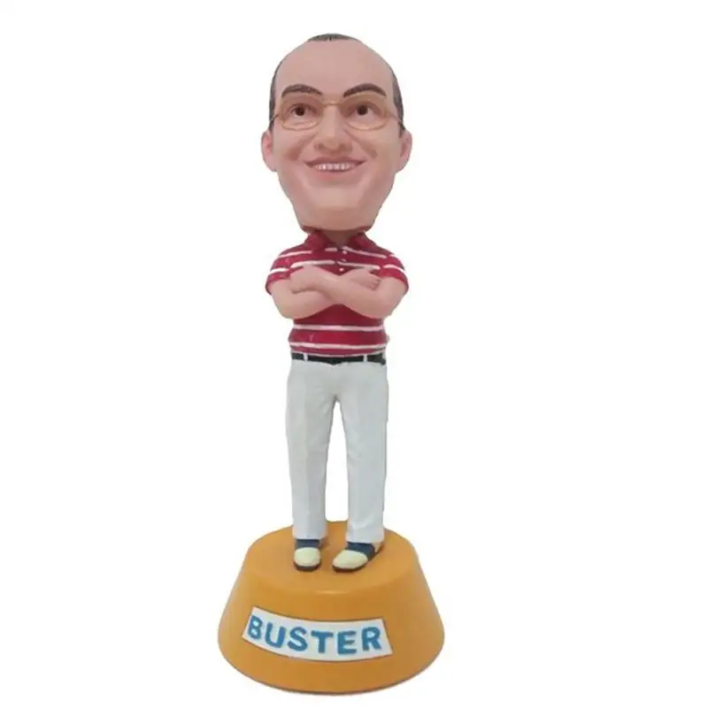 New Product Resin Crafts Bobble Head Personal Design for Joyful Family Reunion Festive Home Display Outdoor Usage