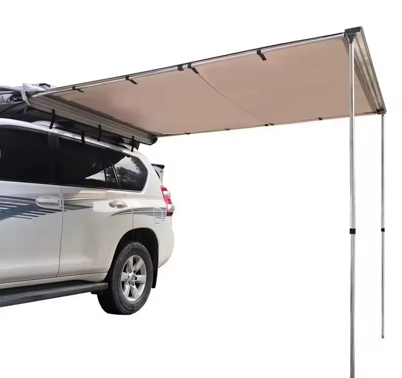 Retractable camping accessories suv car roof side box awning 4x4 4wd awning for camping