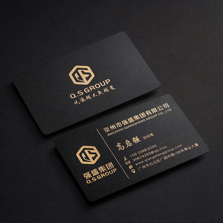 New design Custom 3d emboss Logo Printing Business Cards Design Thank You Card for Small Business Printer