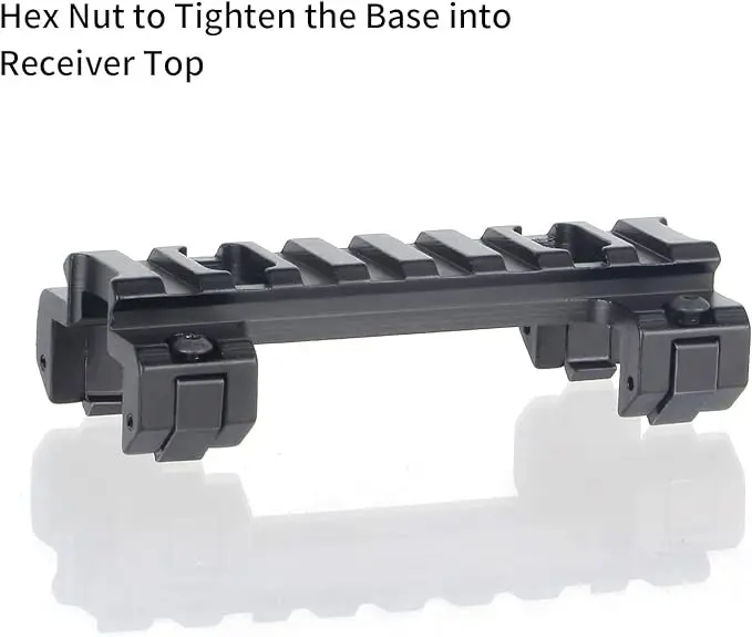 hunting shooting Accessories Aluminum Alloy 21mm Post-Extension Sights Scopes Guide Top Mount Bracket Bases