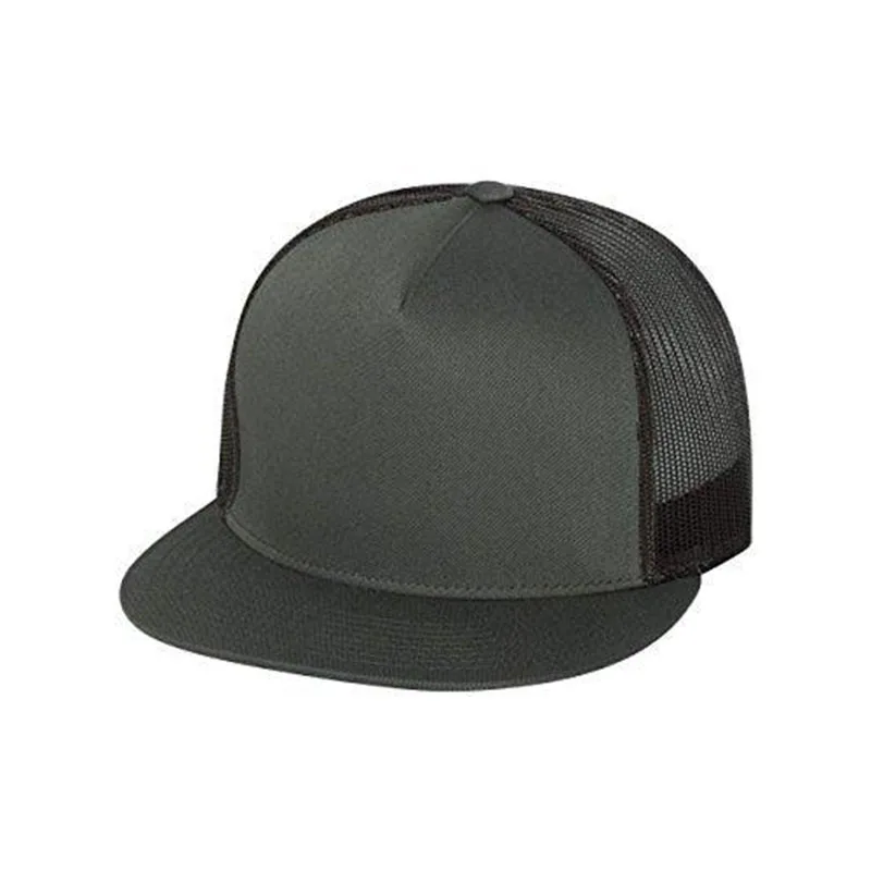 Multiple Colors Solid High Quality Custom Logo 5 Panel Mesh Sports Golf Snapback Caps for Men Fitted Richardson 112 Trucker Hat
