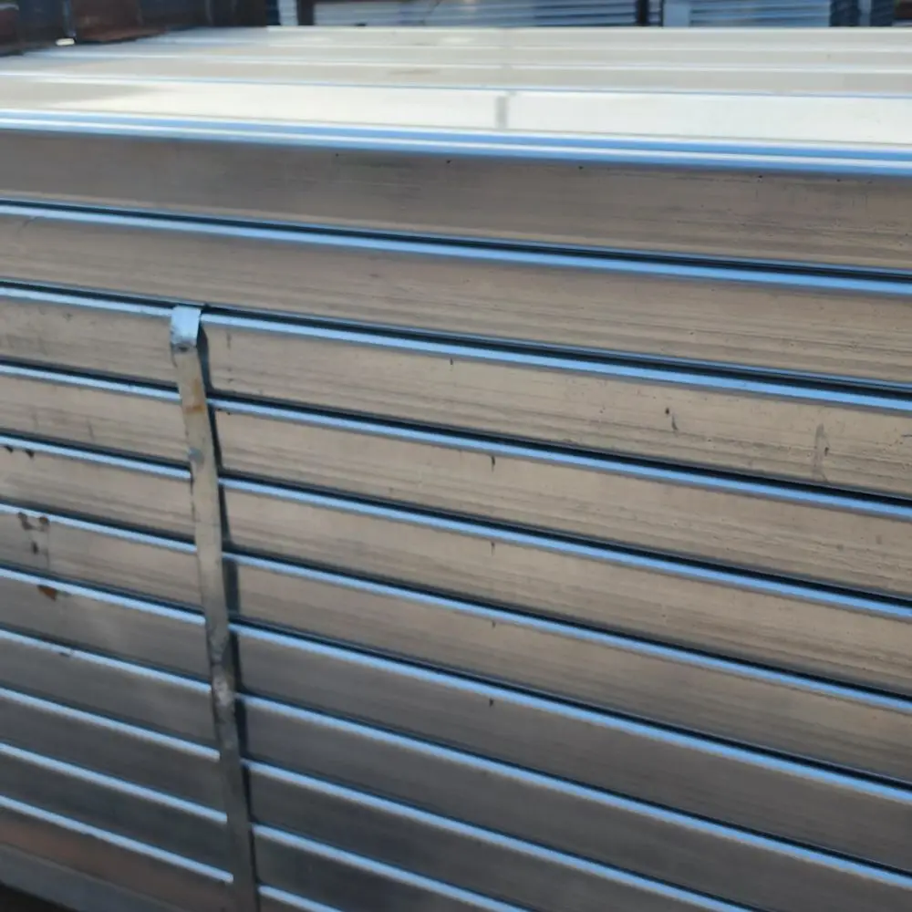 galvanized Gi square Pipe Ms For Building Industry Wholesale Galvanized Rectangular tube Rectangular Hollow Section Steel tube