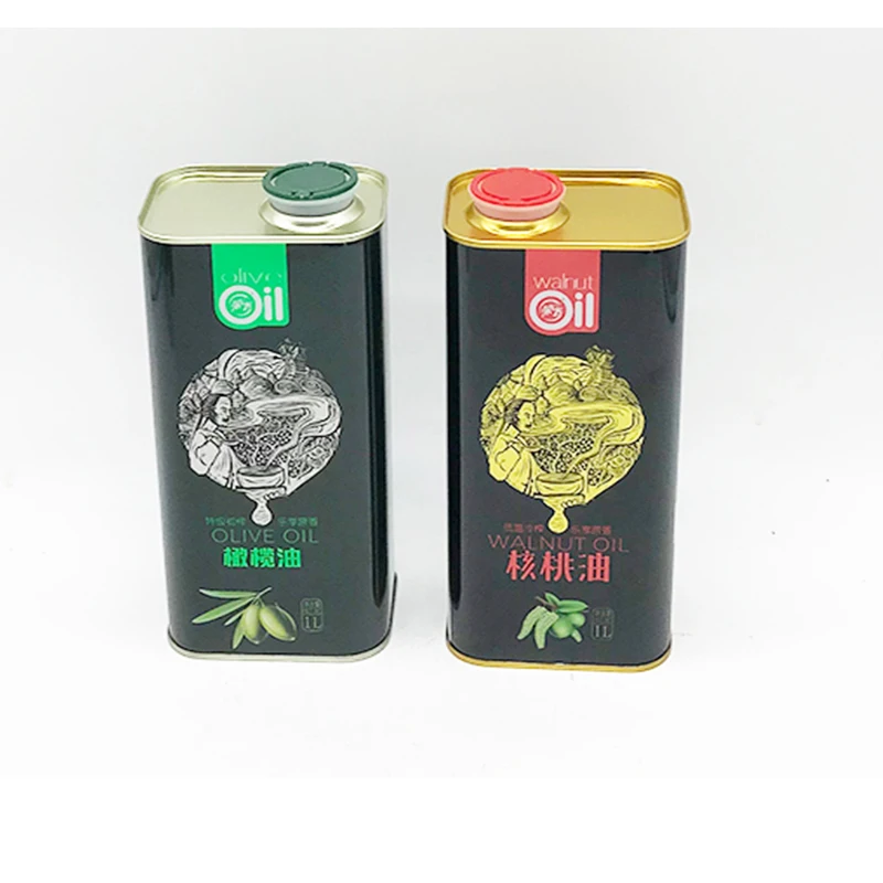Empty Olive Oil Tin Can 500ml Popcorn Tin Wholesale