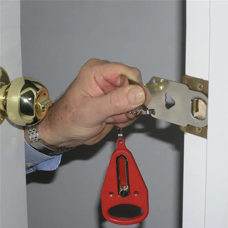 Portable hotel door lock self-defense door stop travel accommodation door lock