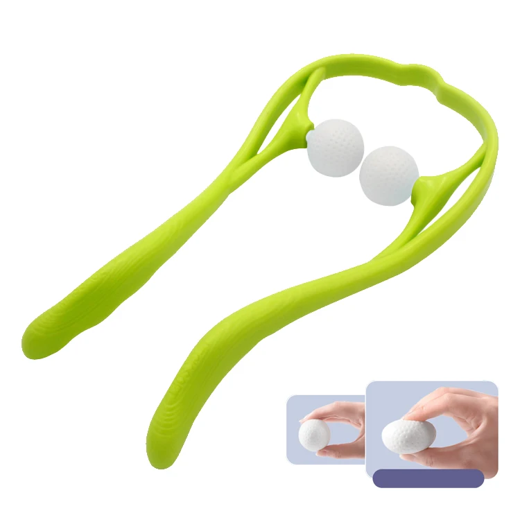 Neck and Shoulder Trigger Point Massager Relief Massage Product Manual Bump Clamp Neck Cervical Spine Massager