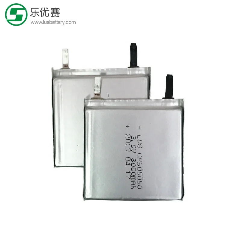 Non rechargeable lipo battery 505050 Customized ultra thin cell 3V 3000mAh CP505050 For  sensor device