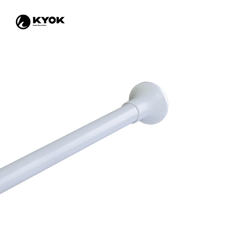 KYOK Independent Installation Of Stainless Steel Telescopic Rod Bedroom Curtain Rod Bathroom Shower Curtain Rod