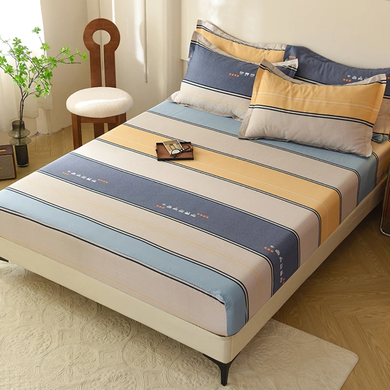 100% хлопковые простыни для кровати с глубокими карманами