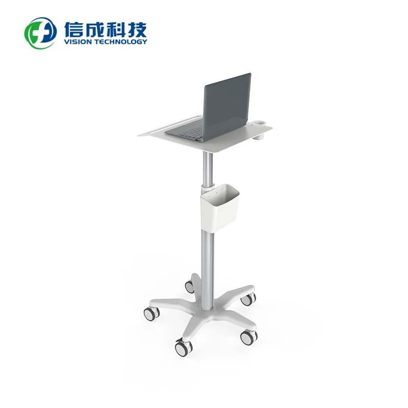 Медицинская тележка для мобильных ноутбуков с пятью колесами, Офисная Больничная тележка для мобильных ноутбуков