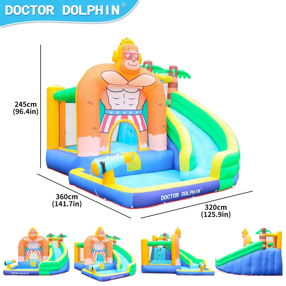 Air Castles Bouncing Jumpers Bounce Jumping For House Kids Water Slide Outdoor Inflatable Playground Bouncy Castls Bounce House