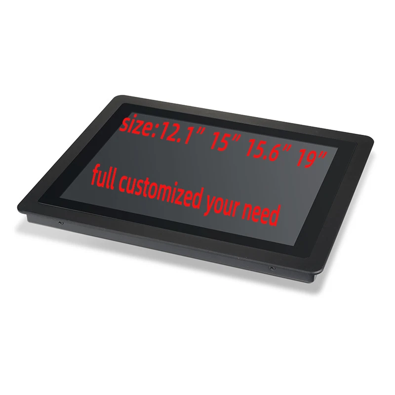 PiPO 12.1 15 15.6 19 inch open frame all in one self-service Tft-lcd Industrial Embedded Computer Touch Screen Monitor panel pc