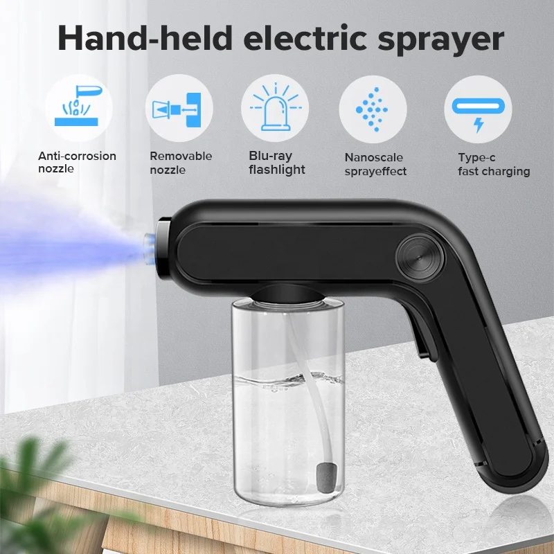 Factory Wholesale Handhold Portable Rechargeable Electric Design Electrostatic Hand Held Airless Paint Electric Sprayer