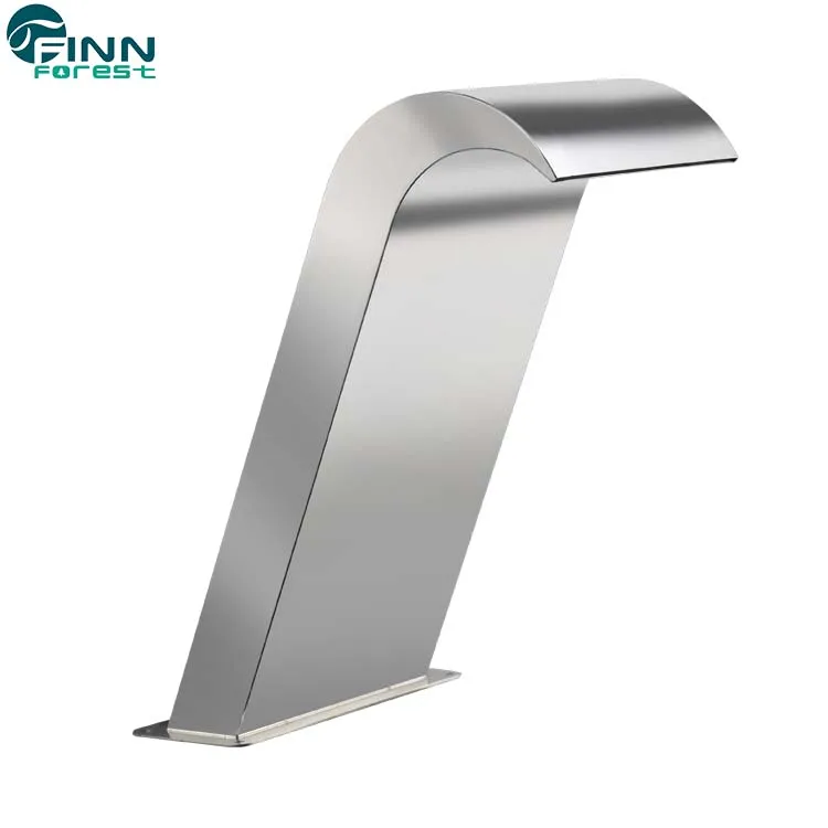 Moon Shape Stainless Steel Pool Water Blade Impact Shower Spa Jet Swimming Pool Waterfall