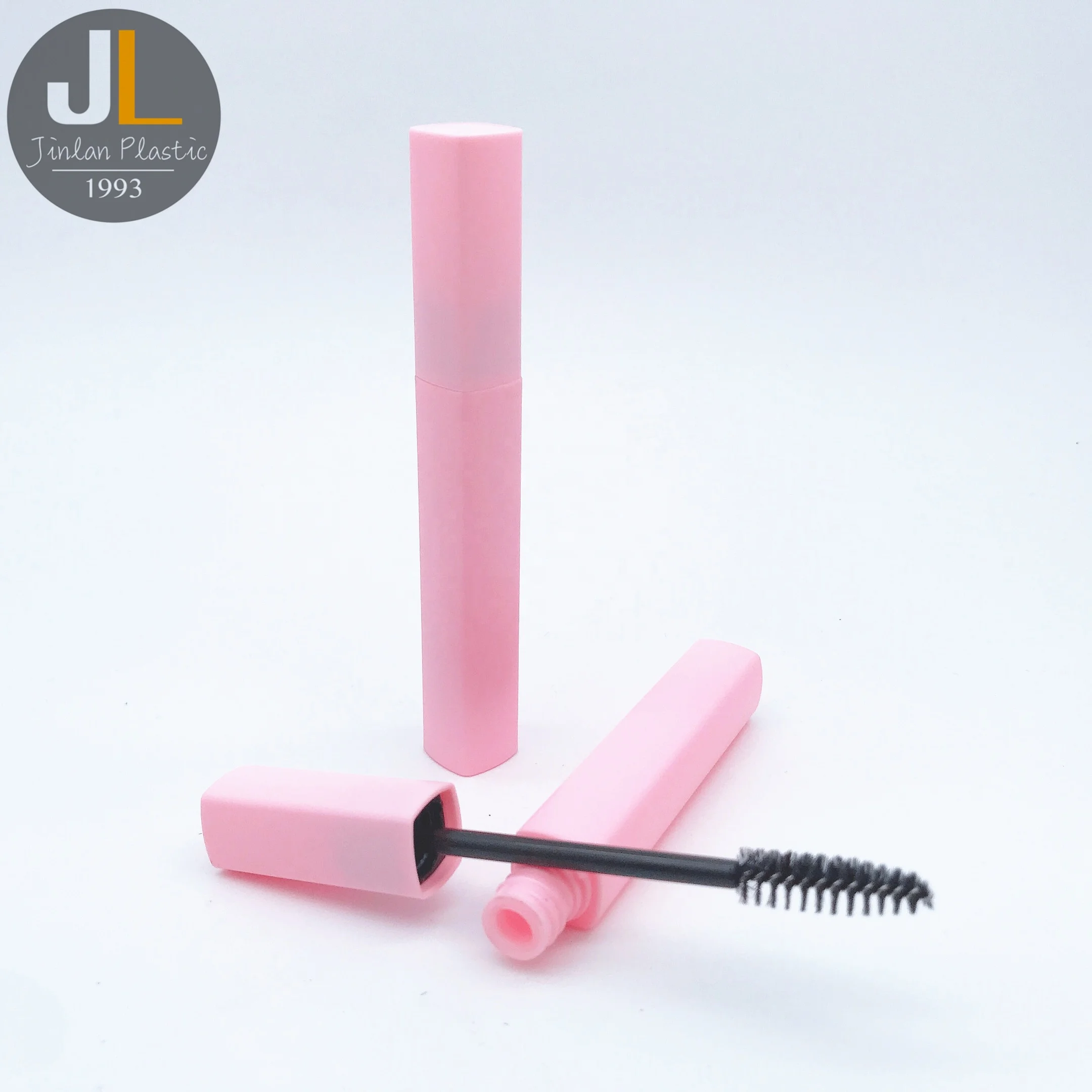 Тюбик для туши с кисточкой пустой пластик [11,50 мл] низкая цена розовый квадратный логотип клиента допускается 11,50 мл ISO9001 CN;ZHE