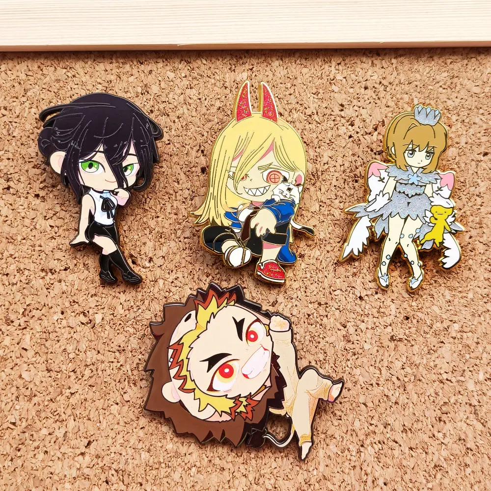 Pins Logo Zinc Anime Metal Custom Hat Badge Manufacturer Badges Hard Lapel Brooch Brass Alloy Gold Soft Enamel Pin